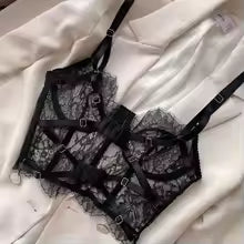 Lace Sheer Bra & Panty Set  | Clestora