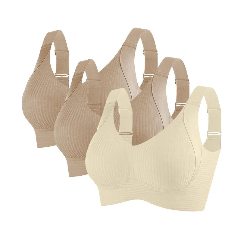 Clestora ComfortLift™ 3-Pack Seamless Wireless Bras