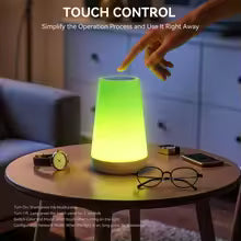 Lámpara de Noche Inteligente Táctil LED RGB CCT WiFi TUYA, Lámpara | Clestora