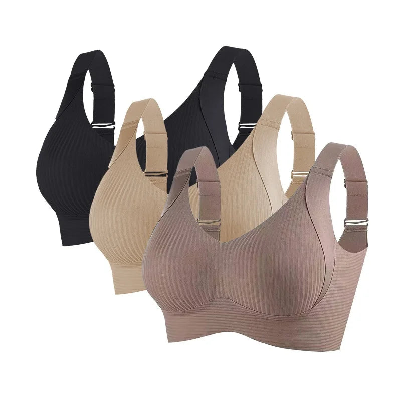 Clestora ComfortLift™ 3-Pack Seamless Wireless Bras