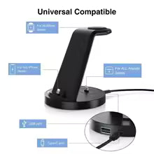 Portable Wireless Charger for iPhone Apple Watch AirPods 4 in 1 Fast Charg | Clestora