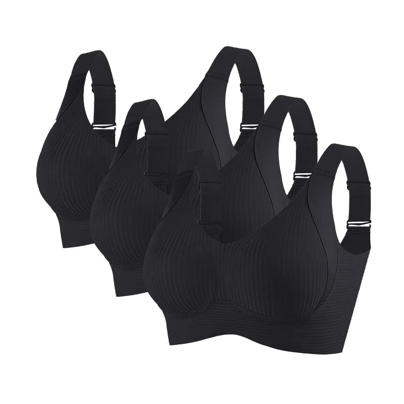Clestora ComfortLift™ 3-Pack Seamless Wireless Bras