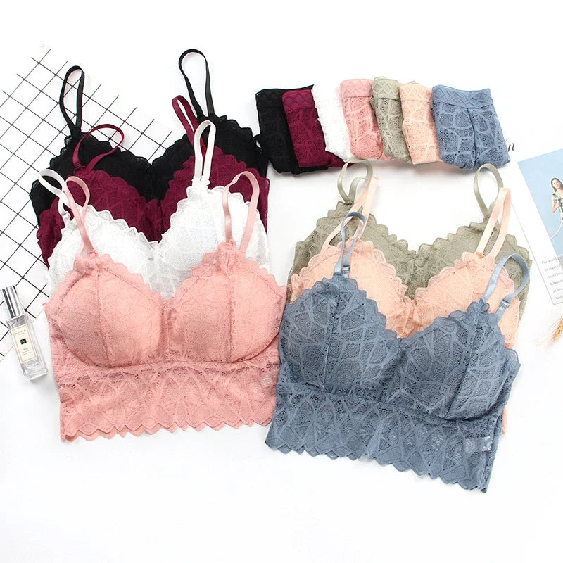 Lace Set Bra & Panty Set  | Clestora