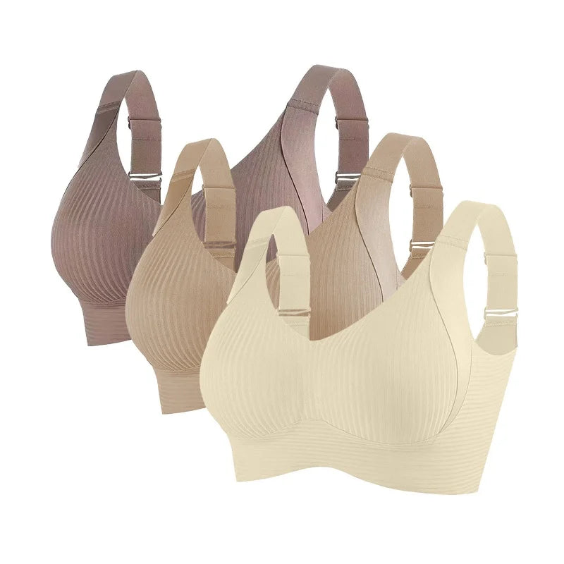 Clestora ComfortLift™ 3-Pack Seamless Wireless Bras