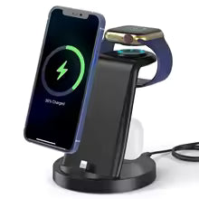 Portable Wireless Charger for iPhone Apple Watch AirPods 4 in 1 Fast Charg | Clestora