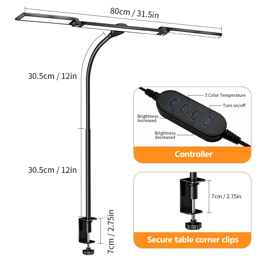 LumaBeam Pro LED Desk Lamp