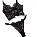 Lace Sheer Bra & Panty Set  | Clestora