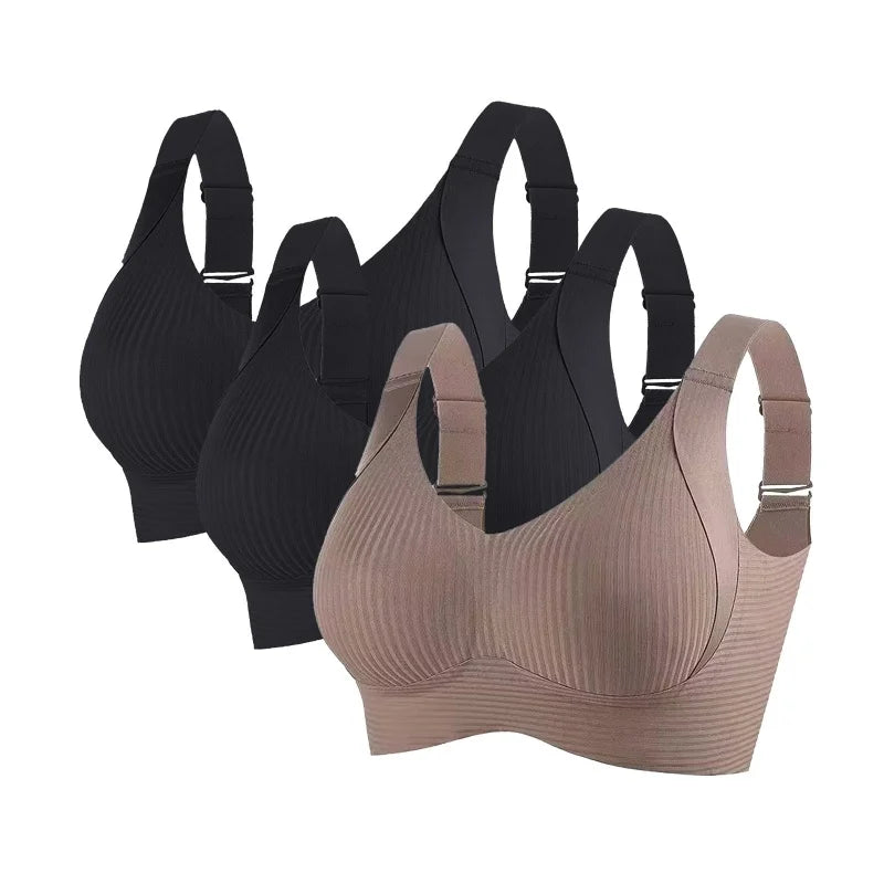 Clestora ComfortLift™ 3-Pack Seamless Wireless Bras