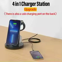 Portable Wireless Charger for iPhone Apple Watch AirPods 4 in 1 Fast Charg | Clestora
