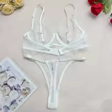 Lace Sheer Set Bra & Panty Set  | Clestora