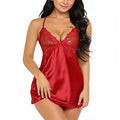 Lace Satin Babydoll  | Clestora