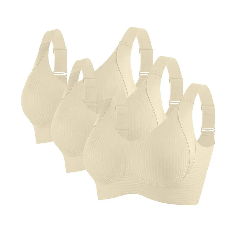 Clestora ComfortLift™ 3-Pack Seamless Wireless Bras