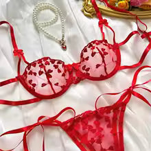 Red Set Women's Lingerie  | Clestora