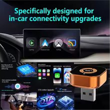 Adaptador Trolink 4 en 1 de Carplay con cable a inalámbrico, USB Plu | Clestora